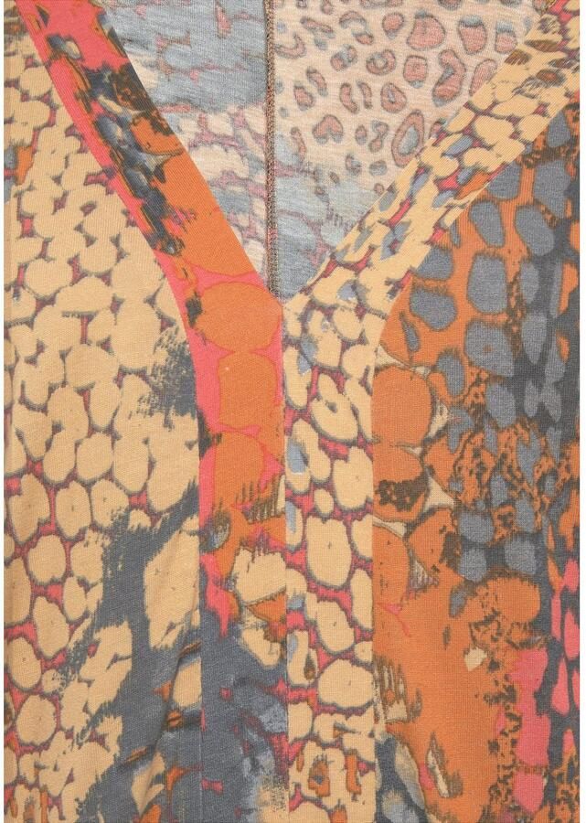 Buffalo Shirt met vleermuismouwen met animalprint losse blouse met v-hals blouseshirt - Foto 3