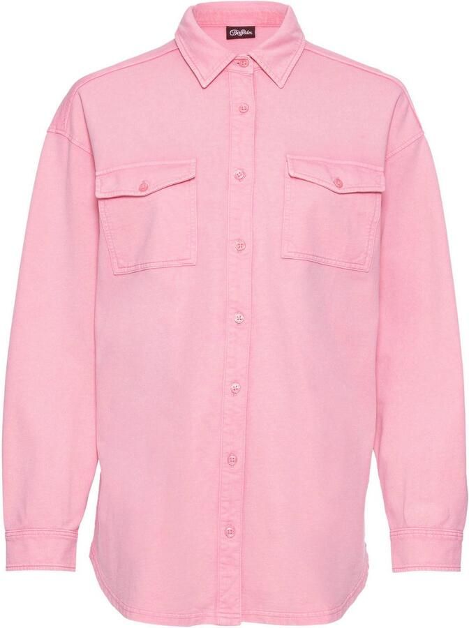 Buffalo Shirt -Shirt Loungehemd Lounget-shirt in used-look loungewear