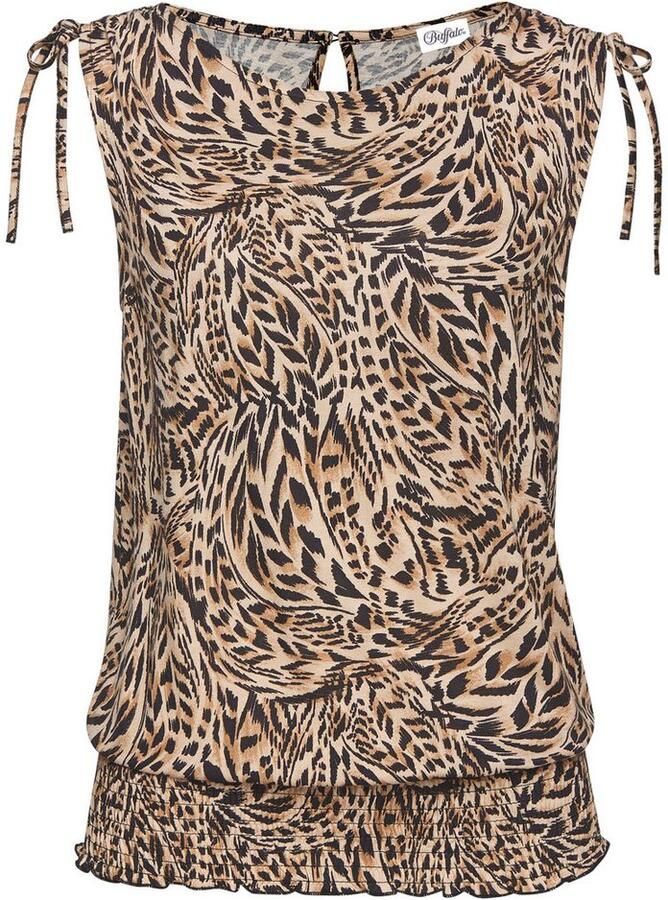 Buffalo Shirttop met sierbanden op de schouder zomers dames top - Foto 6