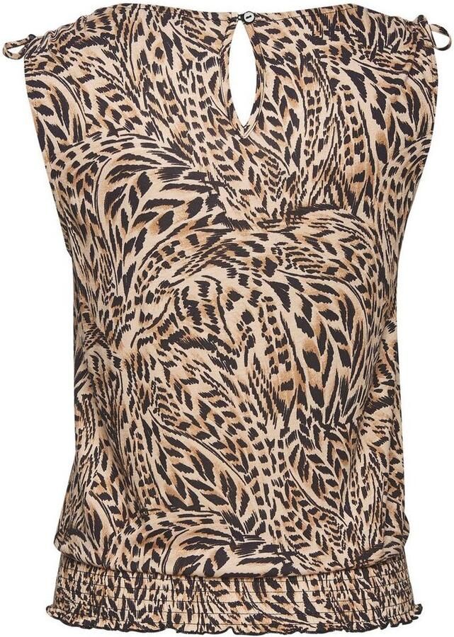 Buffalo Shirttop met sierbanden op de schouder zomers dames top - Foto 2