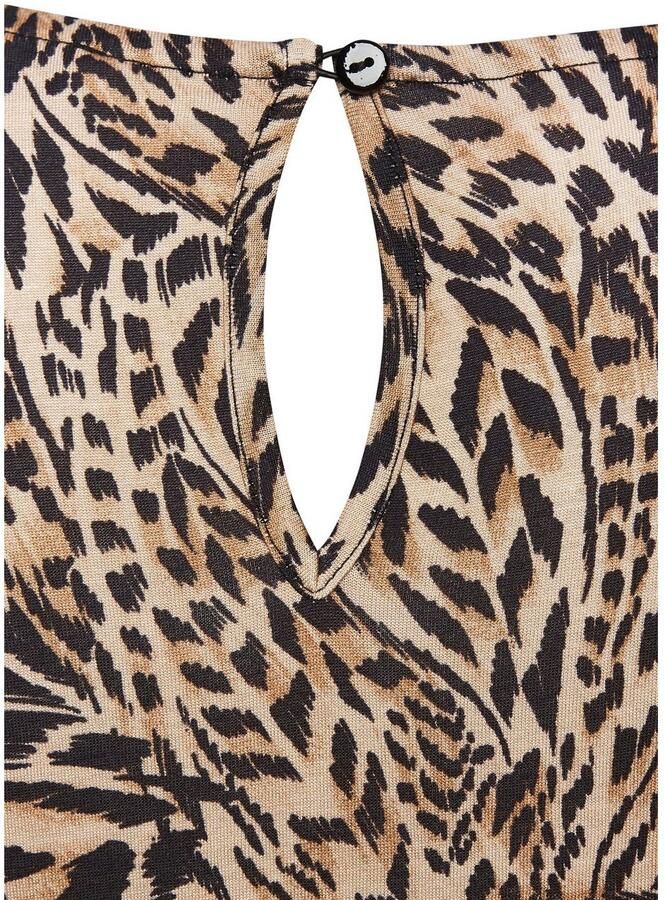 Buffalo Shirttop met sierbanden op de schouder zomers dames top