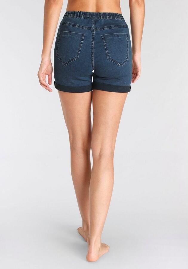Buffalo Short in elastische denim met twee achterzakken - Foto 8