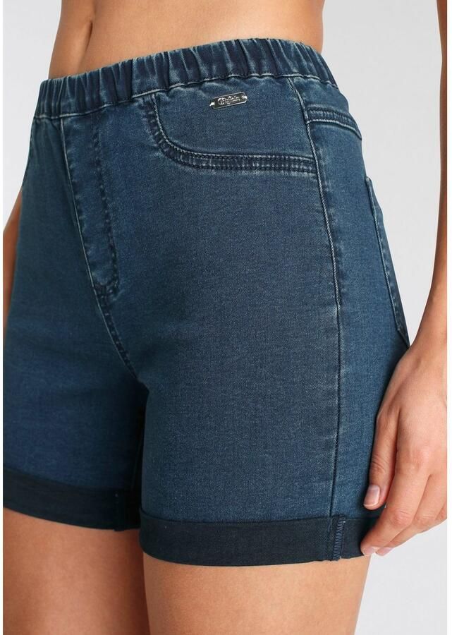 Buffalo Short in elastische denim met twee achterzakken - Foto 2