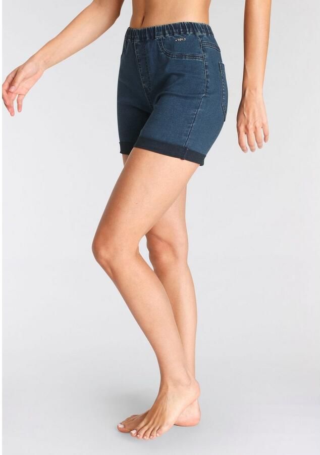 Buffalo Short in elastische denim met twee achterzakken - Foto 6