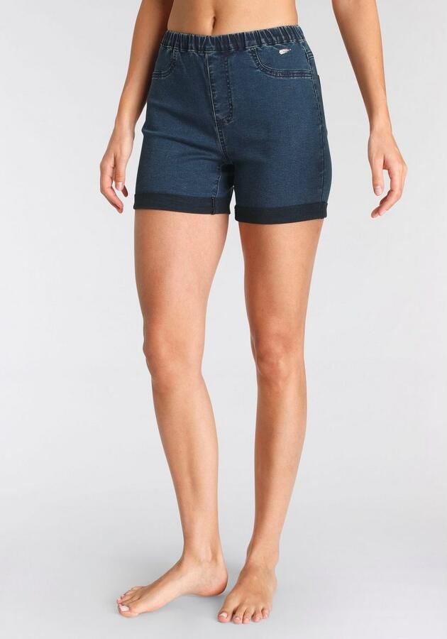 Buffalo Short in elastische denim met twee achterzakken - Foto 9