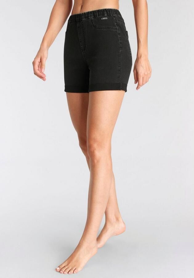 Buffalo Short in elastische denim met twee achterzakken - Foto 8