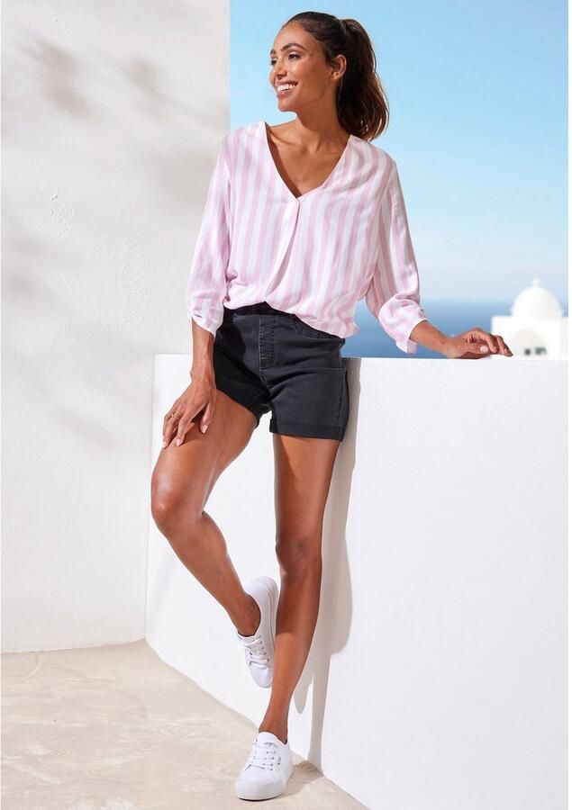 Buffalo Short in elastische denim met twee achterzakken - Foto 6