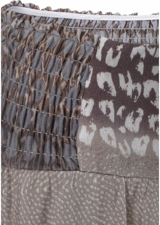 Buffalo Strandbroek met all-over print en zakken jersey broek casual broek - Foto 3