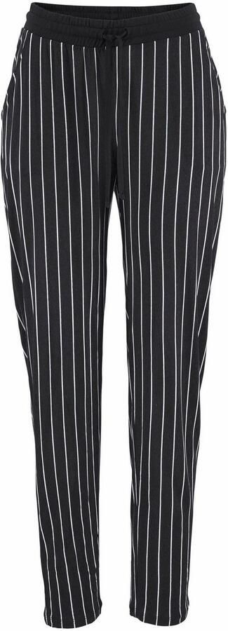 Buffalo Strandbroek met gestreepte print comfortabele instapbroek jersey broek - Foto 6