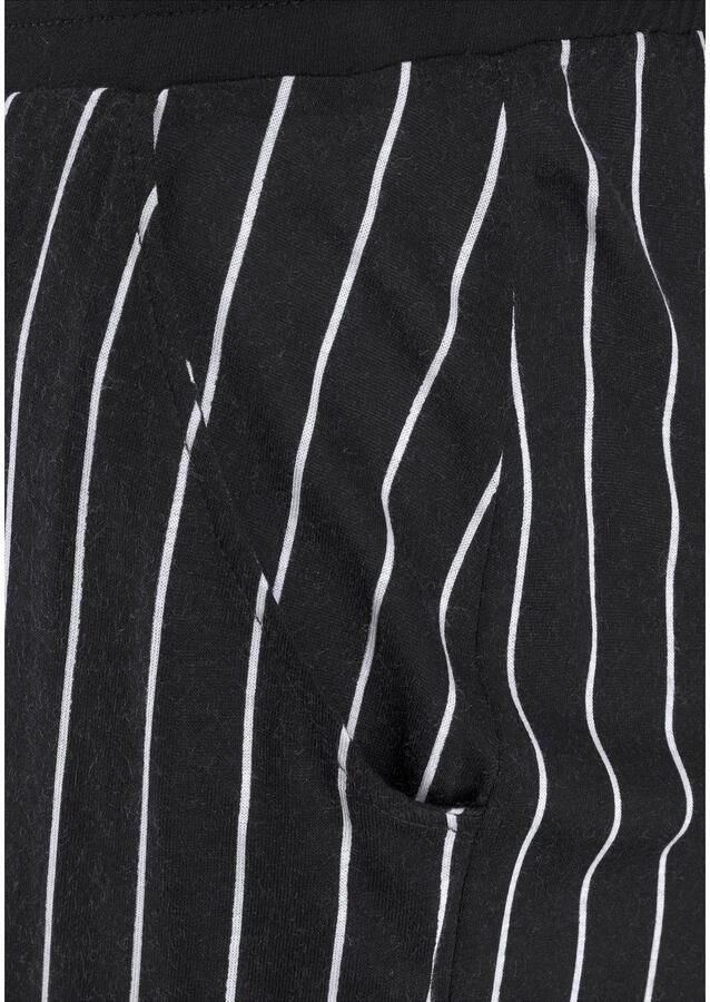 Buffalo Strandbroek met gestreepte print comfortabele instapbroek jersey broek - Foto 2