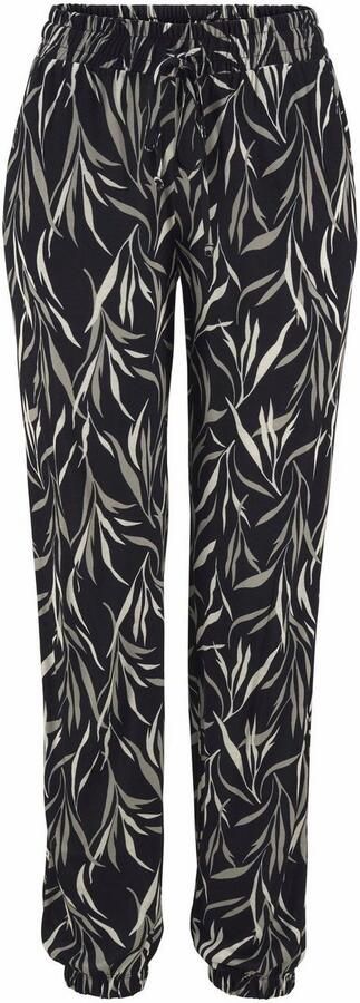 Buffalo Strandbroek van viscose met zakken elastische tailleband jersey broek - Foto 5