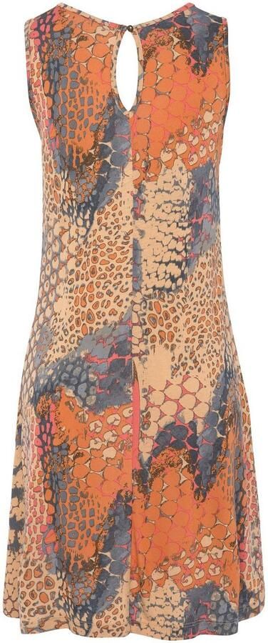 Buffalo Strandjurk met animalprint kort zomerjurk met sieraccessoire - Foto 4