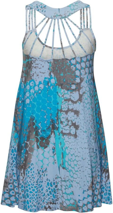 Buffalo Strandjurk met bijzonder bandontwerp en alloverprint minijurk zomerjurk - Foto 5