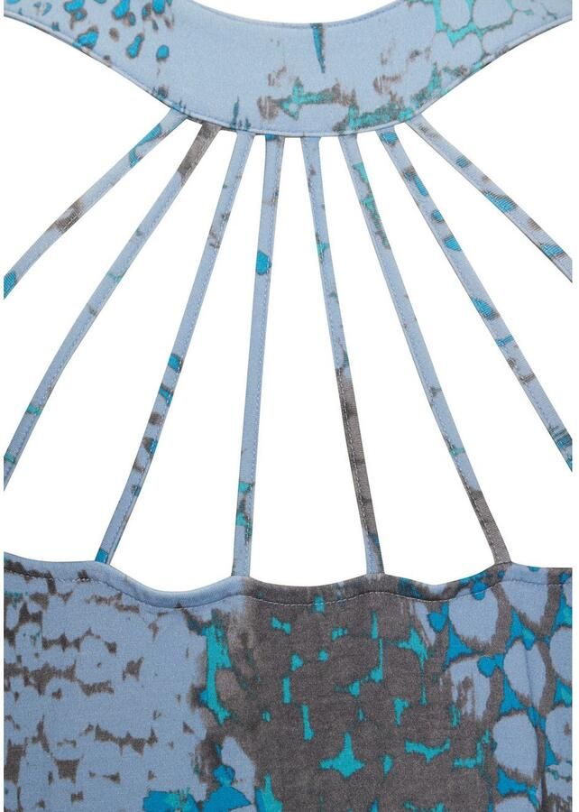 Buffalo Strandjurk met bijzonder bandontwerp en alloverprint minijurk zomerjurk - Foto 2