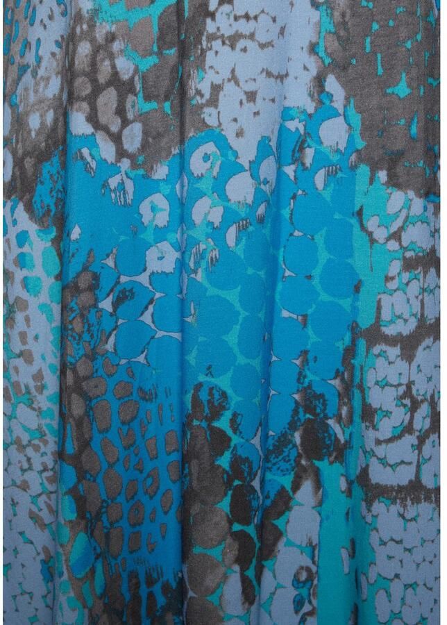 Buffalo Strandjurk met bijzonder bandontwerp en alloverprint minijurk zomerjurk