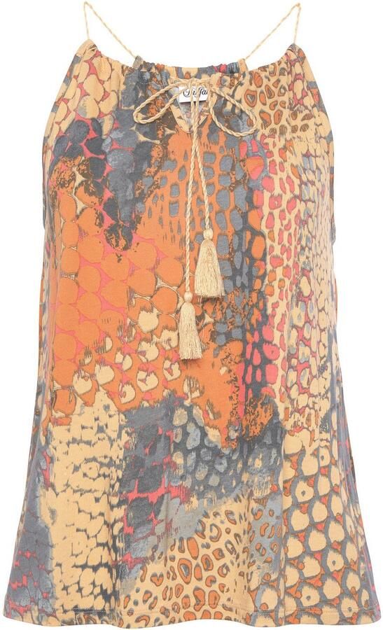 Buffalo Strandtop met animalprint licht blousetop figuurvormend - Foto 5