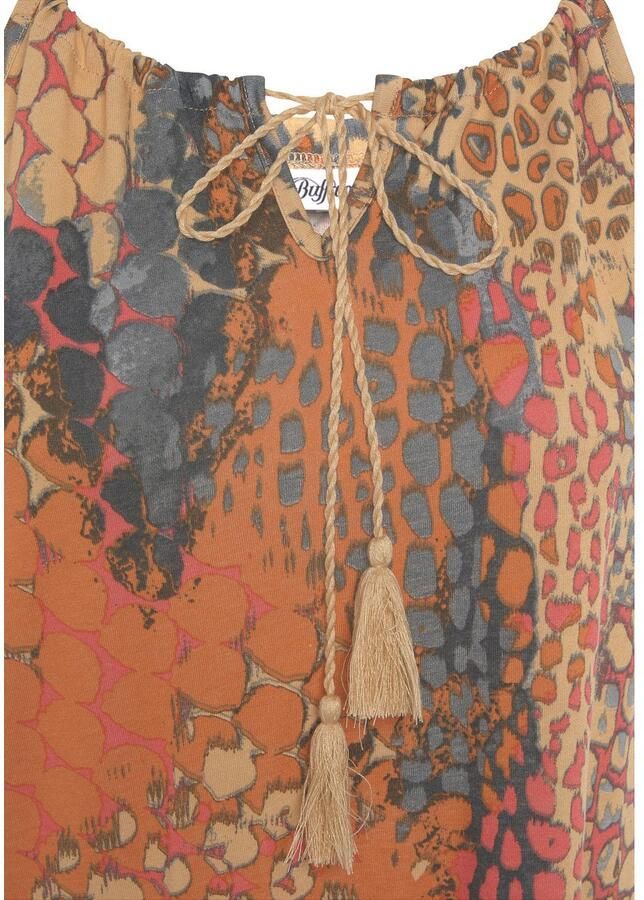 Buffalo Strandtop met animalprint licht blousetop figuurvormend