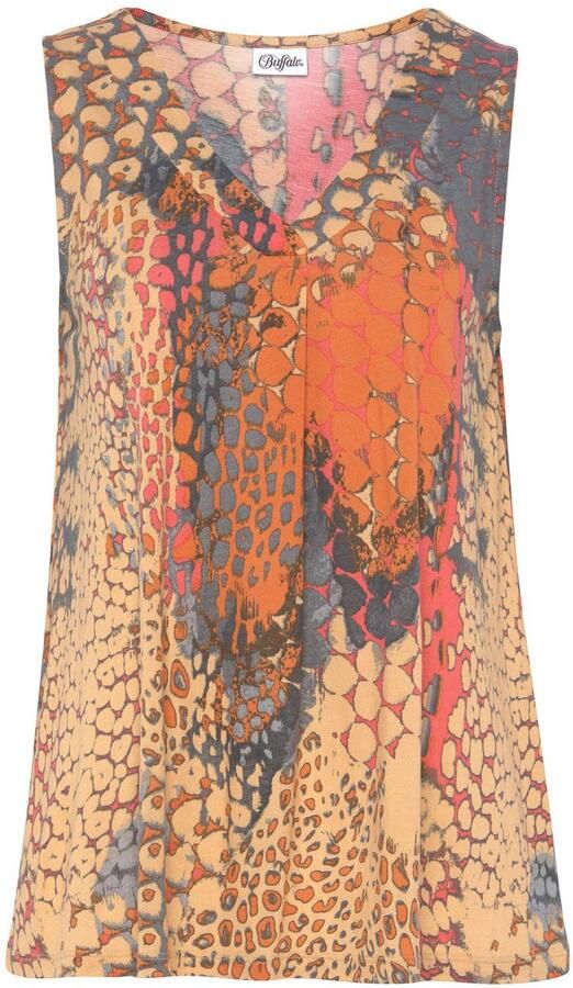 Buffalo Strandtop met animalprint zomers blousetop met v-hals - Foto 5