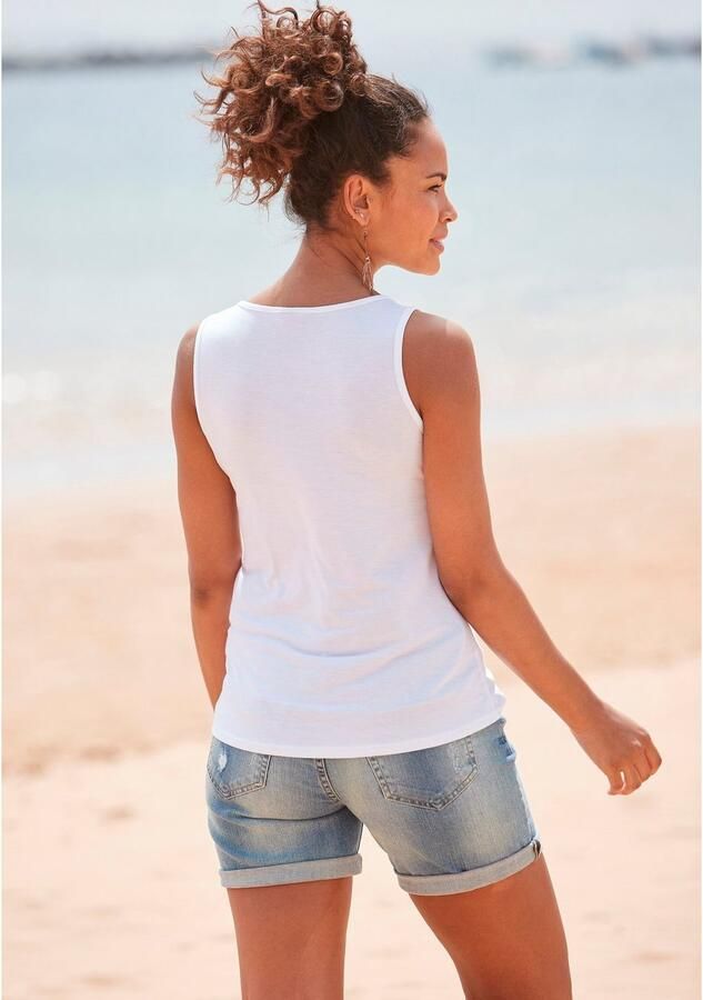 Buffalo Strandtop met kantdetail modieus tanktop dames top