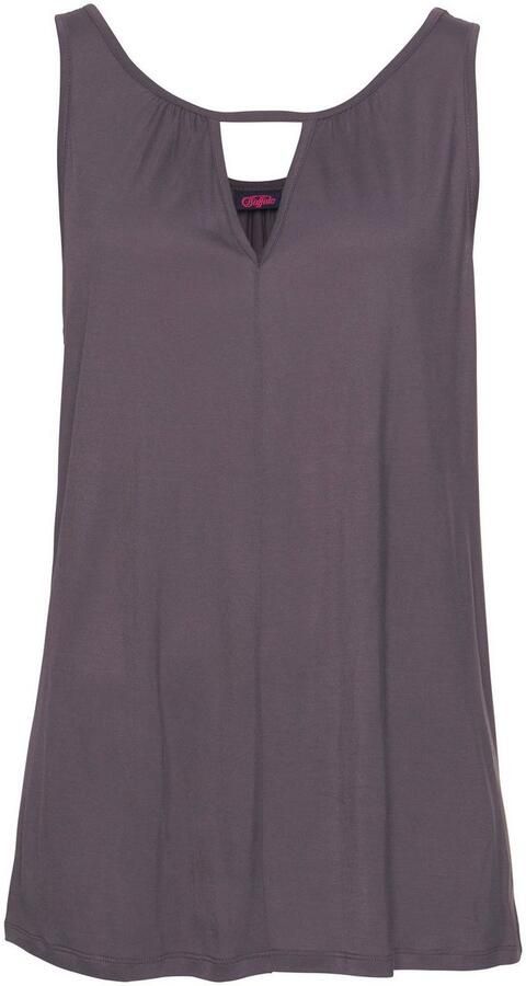 Buffalo Strandtop met lichte rimpeling bij de hals tanktop cut-out - Foto 8