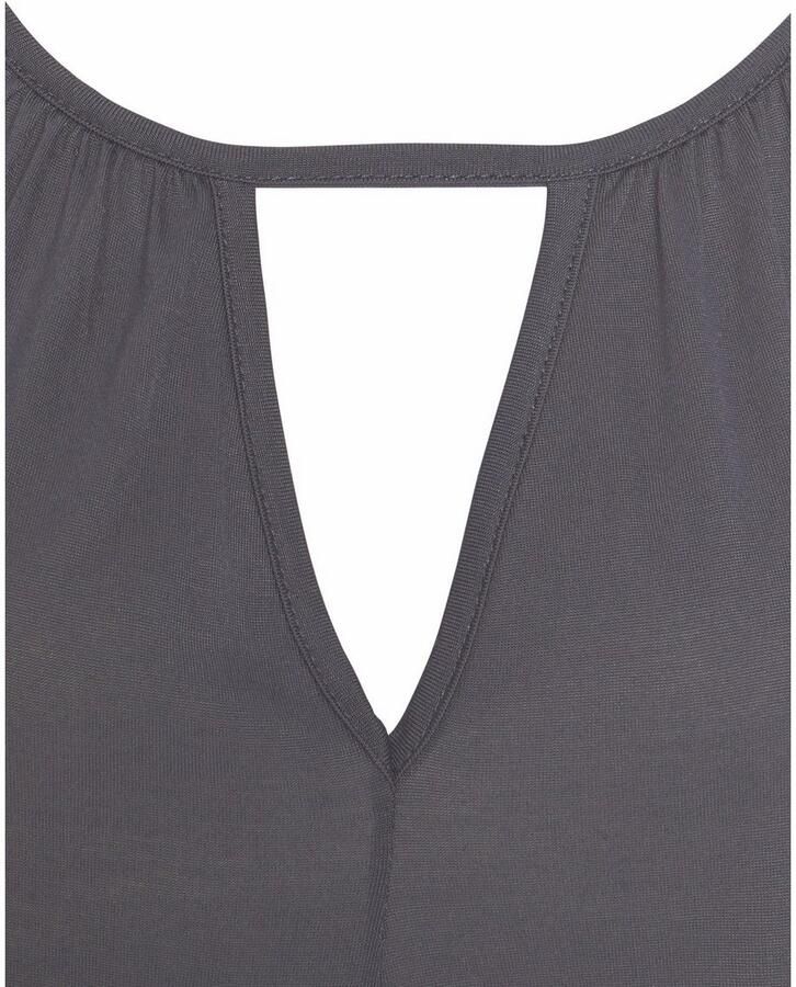 Buffalo Strandtop met lichte rimpeling bij de hals tanktop cut-out