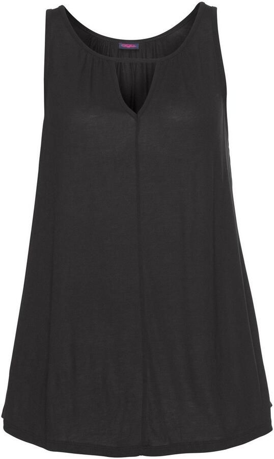 Buffalo Strandtop met lichte rimpeling bij de hals tanktop cut-out - Foto 3