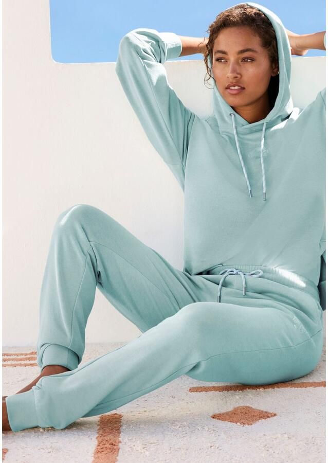 Buffalo Sweatbroek Loungebroek met zijzakken en kleine print loungewear