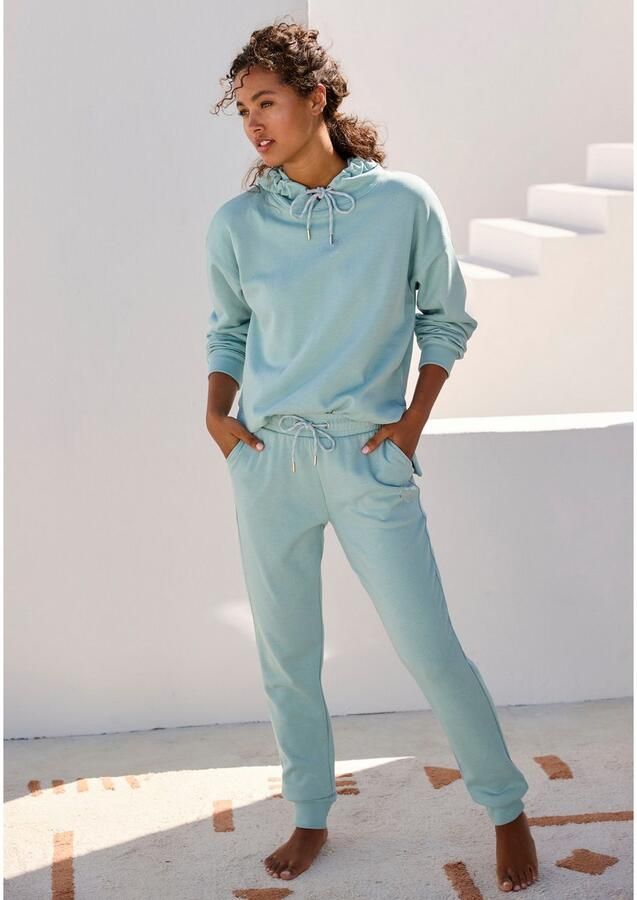 Buffalo Sweatbroek Loungebroek met zijzakken en kleine print loungewear - Foto 4