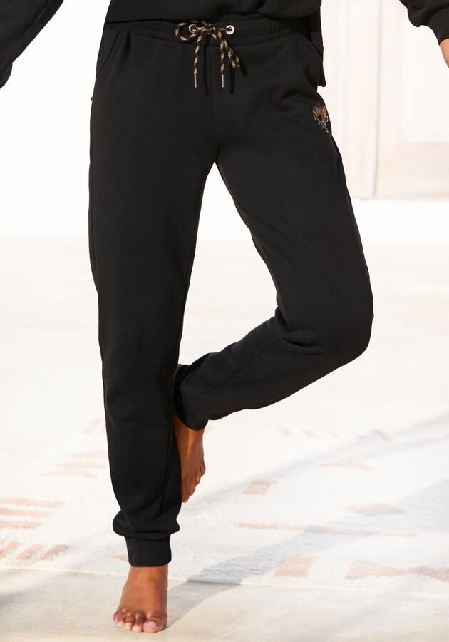 Buffalo Sweatbroek Loungebroek met zijzakken en kleine print loungewear - Foto 13