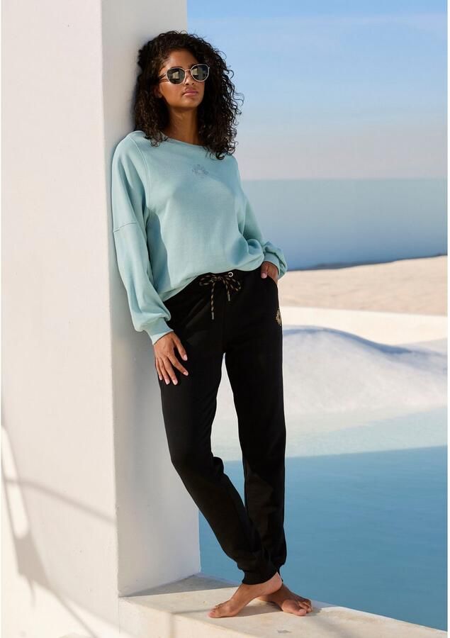 Buffalo Sweatbroek Loungebroek met zijzakken en kleine print loungewear - Foto 5