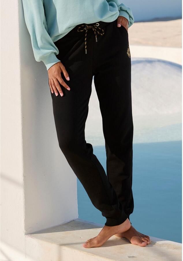 Buffalo Sweatbroek Loungebroek met zijzakken en kleine print loungewear - Foto 7