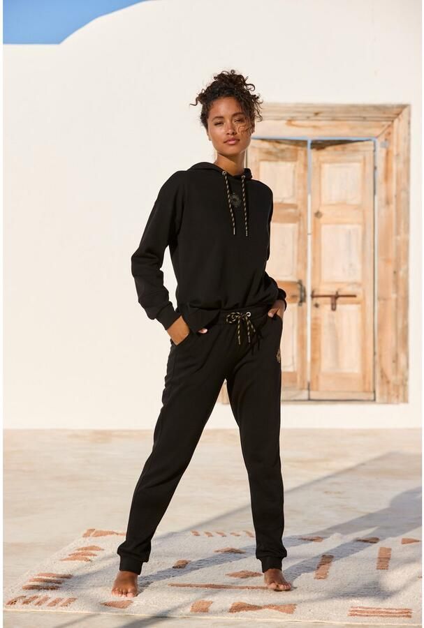 Buffalo Sweatbroek Loungebroek met zijzakken en kleine print loungewear - Foto 10