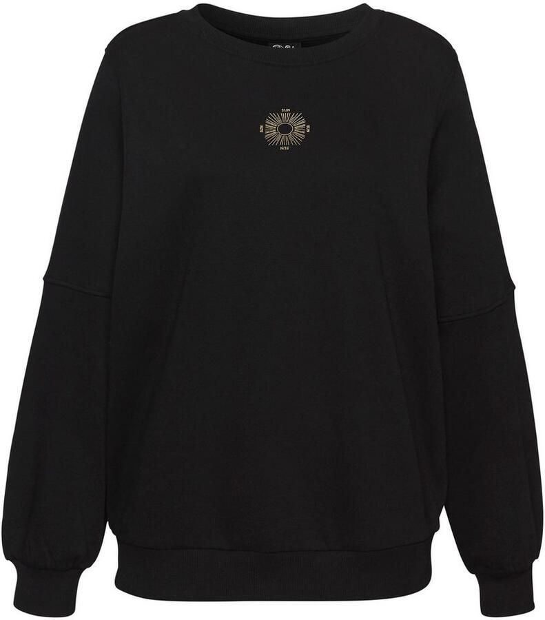 Buffalo Sweatshirt Loungetop met grote rugprint met glanseffect loungewear