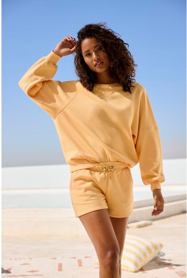 Buffalo Sweatshirt Loungetop met grote rugprint met glanseffect loungewear - Foto 5