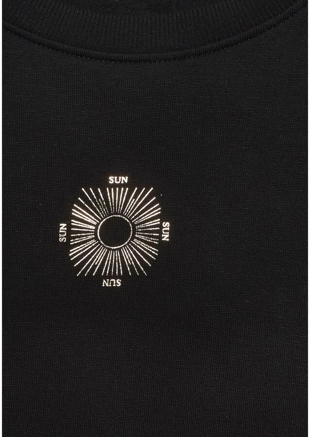 Buffalo Sweatshirt Loungetop met grote rugprint met glanseffect loungewear - Foto 4