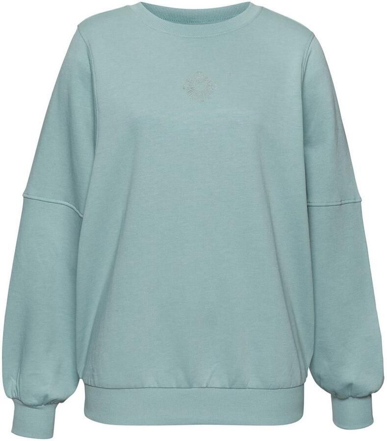 Buffalo Sweatshirt Loungetop met grote rugprint met glanseffect loungewear