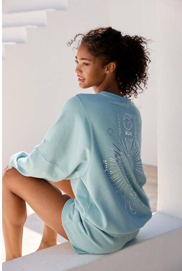 Buffalo Sweatshort Loungebroek met zijzakken en kleine print loungewear - Foto 5