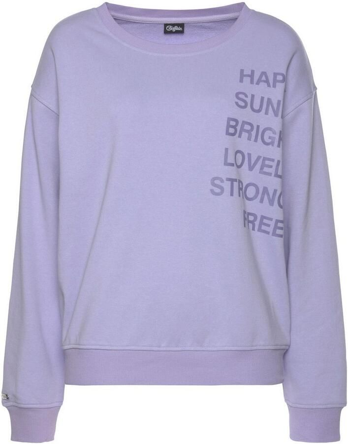 Buffalo Sweatshirt met statement print loungepak