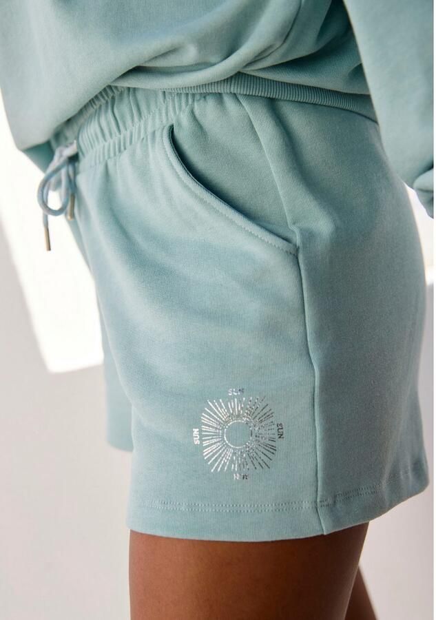 Buffalo Sweatshort Loungebroek met zijzakken en kleine print loungewear - Foto 3