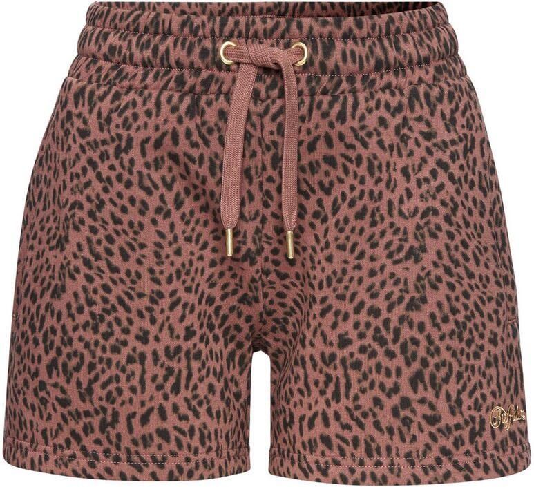 Buffalo Sweatshort met zijdelingse ribinzet en logoborduring - Foto 6