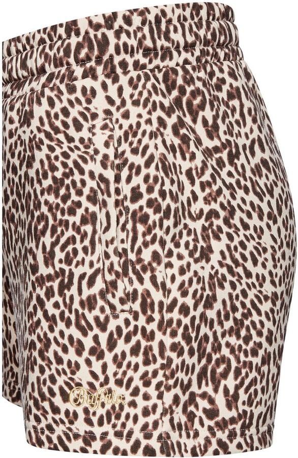 Buffalo Sweatshort met zijdelingse ribinzet en logoborduring - Foto 4