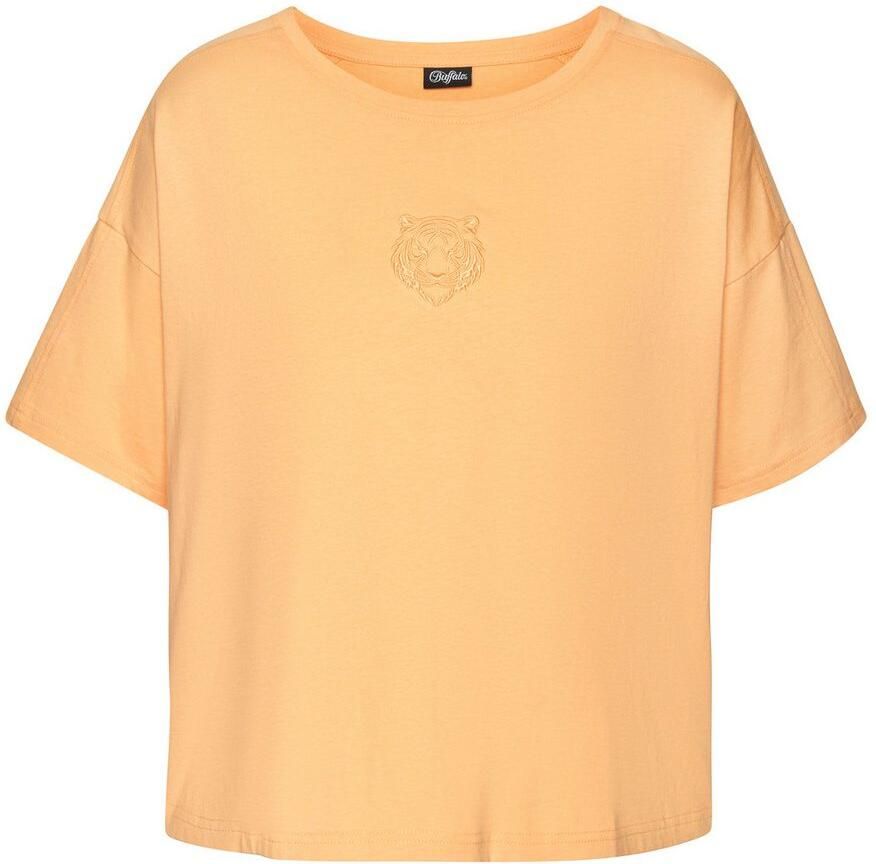 Buffalo T-shirt met een leuk borduursel