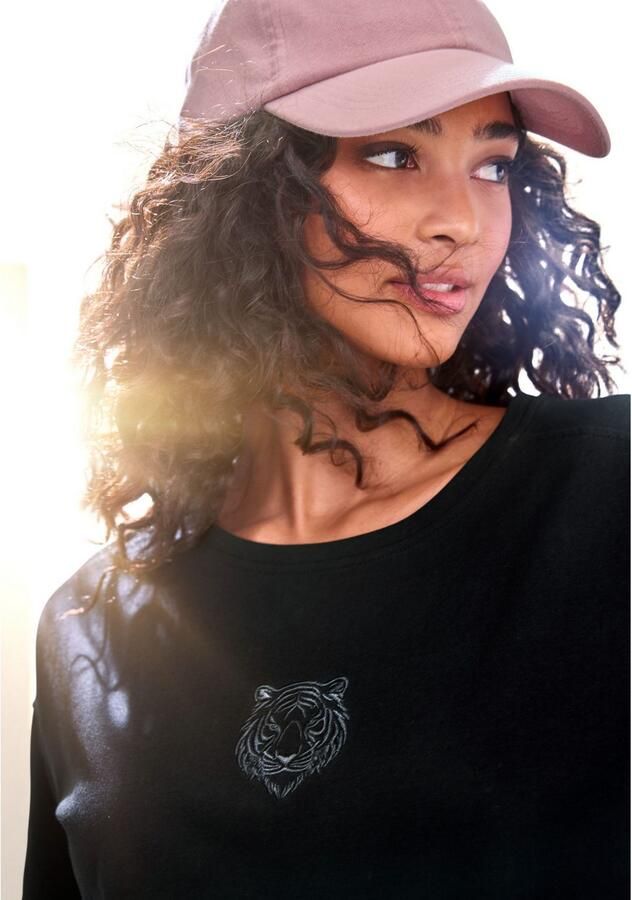 Buffalo T-shirt met een leuk borduursel - Foto 5