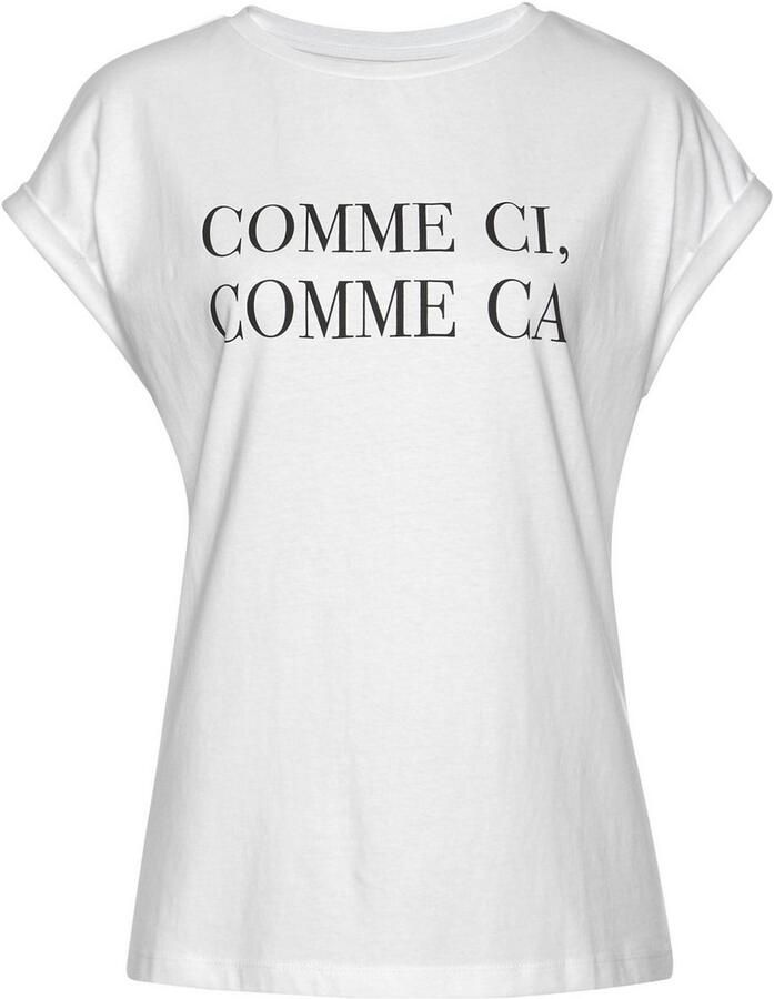 Buffalo T-shirt met print katoenen shirt met korte mouwen losse pasvorm - Foto 7