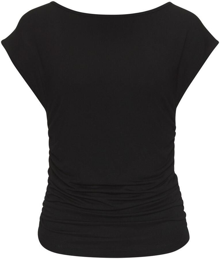 Buffalo T-shirt met zijraffing jersey shirt basic - Foto 5