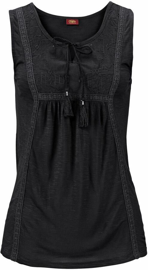 Buffalo Tanktop met borduursel zomertop viscose - Foto 3