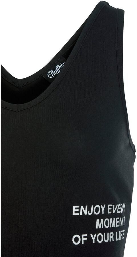 Buffalo Tanktop met statement-print - Foto 5