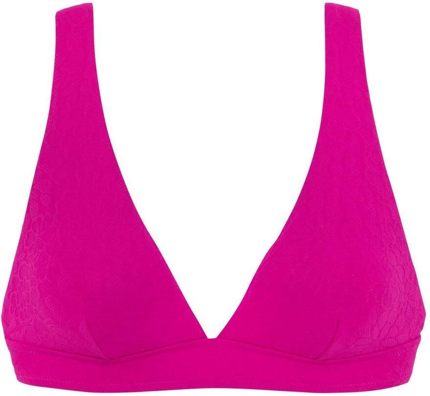 Buffalo Triangel-bikinitop Bubble met bloemige structuur