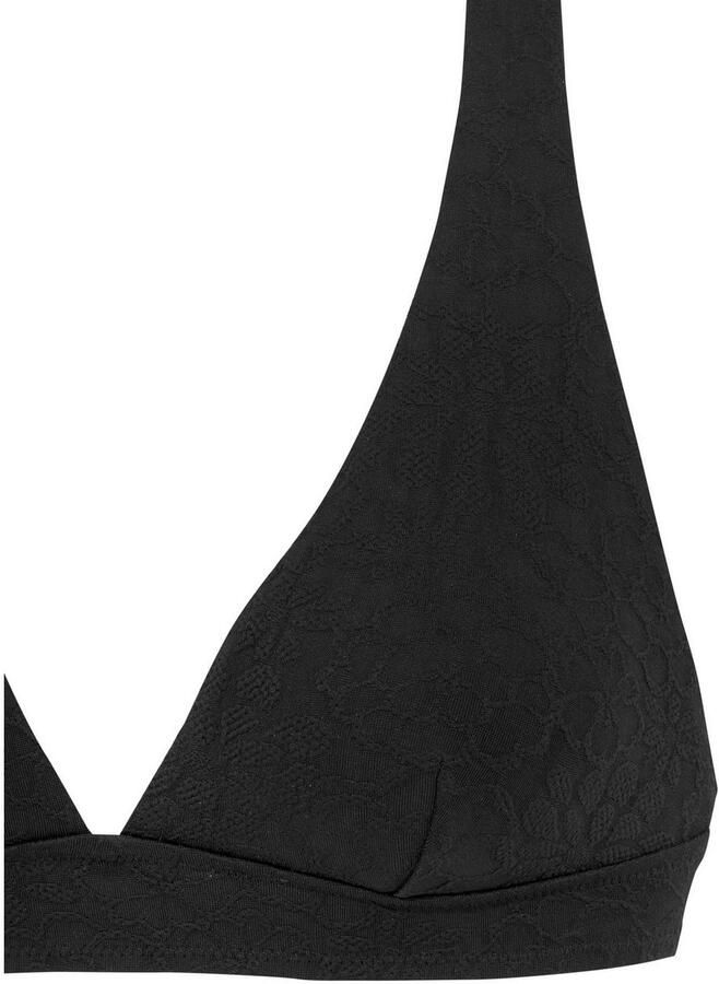 Buffalo Triangel-bikinitop Bubble met bloemige structuur - Foto 2