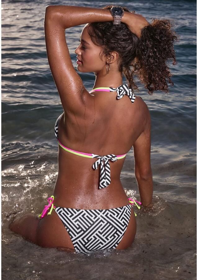 Buffalo Triangel-bikinitop Gioletta met modieuze contrasterende bandjes - Foto 4